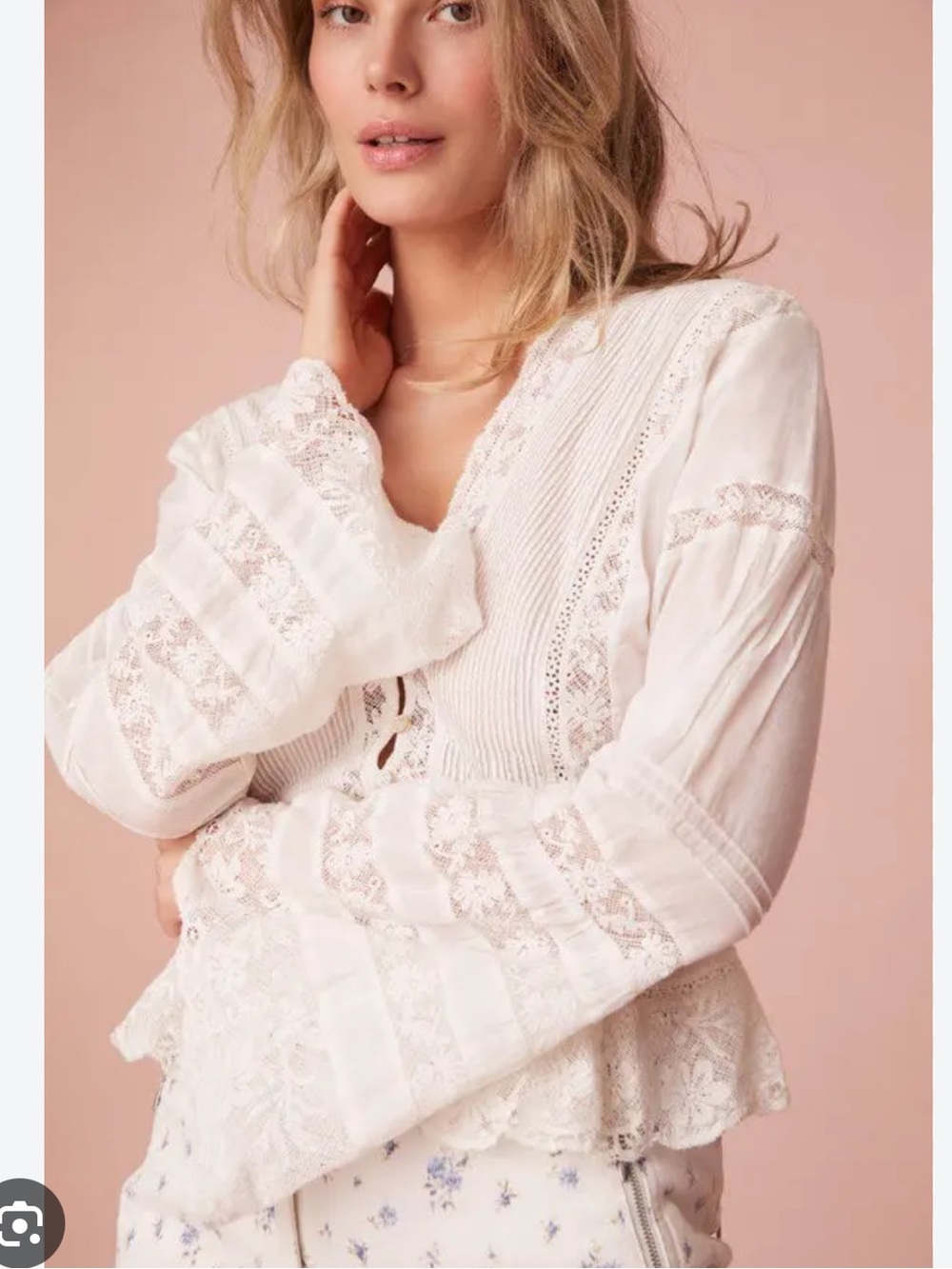 NWT! LoveShackFancy Mindy Top